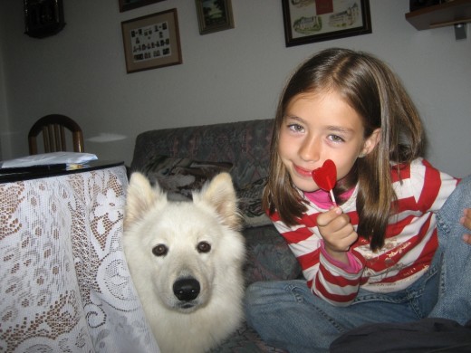 Clara en casa de su abuela